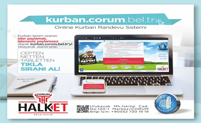 HALK ETâ€™TE KURBAN KESÄ°M RANDEVUSU BAÅžLADI